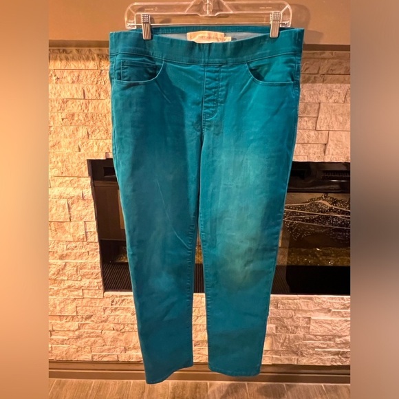 Soft Surroundings Medium Turquiose pull-on pants - Picture 1 of 9